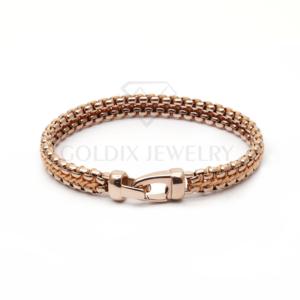 Alta calidad nueva moda 316L Acero inoxidable 4mm cadena personalizada trenzada amistad macramé regalos de navidad <span class=keywords><strong>pulsera</strong></span> para hombres - Product Image 5