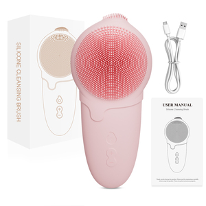 <span class=keywords><strong>Brosse</strong></span> <span class=keywords><strong>nettoyante</strong></span> faciale en silicone à succès, étanche IPX7, 5 modes de vitesse, outil de soin de la peau, compresse chaude, extracteur de points noirs du nez - Product Image 5