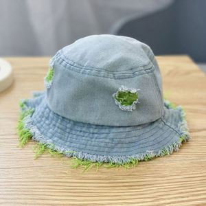 Sombrero de vaquero desgastado con borlas para niños y niñas, gorra de mezclilla lavada para bebés y niños pequeños - Product Image 4