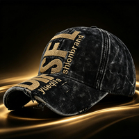 Nueva Gorra de Béisbol Lavada de Alta Calidad para Hombre, Gorra Trucker con Letras DIFSFL Bordadas, Gorra de Protección Solar para Exteriores