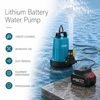 Pompe submersible sans fil à batterie lithium haute puissance, compatible LXT 18V 21V, moteur sans balais pour jardin et piscine