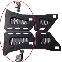 Portes d'été Portes tubulaires avec miroir latéral Protections en acier hors route pour Jeep pour Wrangler JK 2007-2017 2 portes J364 LantSun