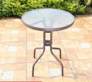 Table ronde pliante moderne en métal pour l'extérieur avec pieds pliables, portable pour les événements hôteliers et l'utilisation en terrasse - Product Image 2