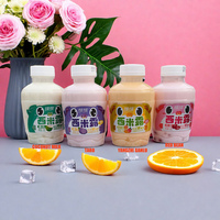 Boisson au sago aromatisée au fromage et aux champignons, enrichie en bactéries lactiques, en bouteille 320g