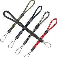 Dragonne personnalisable en nylon et polyester, réglable, pour sport TRD, avec impression jacquard courte, pour poignet, support de téléphone portable