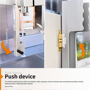 Industrial Bone <strong>Saw</strong> Machine | Heavy Duty Meat <strong>Band</strong> <strong>Saw</strong> For Frozen Beef &amp; Pork Stainless Steel Bone Cutter For Food Processing - Product Image 5