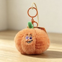 Porte-clés en peluche fruits et légumes 12 cm, poupées pendentifs en polyester et coton PP, jouet pour machine à griffes, unisexe