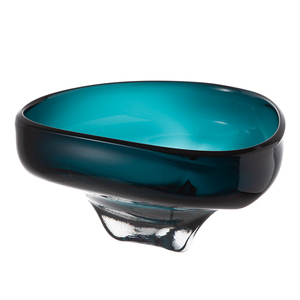 Vaisselle multifonctionnelle pour la maison, plateau à fruits en verre soufflé à la main vert émeraude, centre <span class=keywords><strong>de</strong></span> table <span class=keywords><strong>de</strong></span> luxe pour villa - Product Image 5