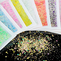 Fflfuu Ccdcii Série de perles à bulles 9 couleurs, lot de décoration d'ongles durable avec 2 grammes par couleur pour la création manuelle d'art des ongles DIY
