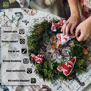 <span class=keywords><strong>Alambre</strong></span> Metálico Decorativo para Floristería, <span class=keywords><strong>Alambre</strong></span> Artístico Pintado de Colores para Tallos Florales - Product Image 3