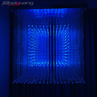 Boule Magique 3D DMX RGB IC Smart LED Point de Pixel Adressable Intérieur/Extérieur Lustre Décoration Plastique pour la Saint-Valentin