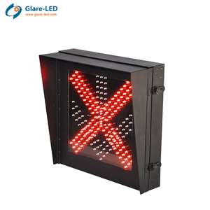 Nhà máy trực tiếp giao thông đường đỏ chữ thập màu xanh lá cây mũi tên LED hiển thị LED Lane hướng dẫn Bảng điều chỉnh LED kiểm soát làn đường dấu hiệu - Product Image 4