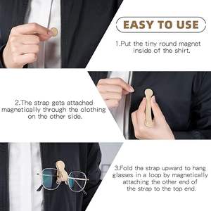 Porte-lunettes magnétique YDS, accessoires de lecture qui rendent les lunettes à portée de main, cadeau - Product Image 6