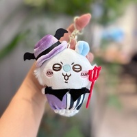 Porte-clés en peluche Kawaii Chiikawa 12CM Usagi Hachiware Momonga Mini Pendentif de sac Anime Vente en gros Personnalisé