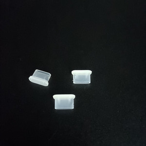 Nút bịt bụi <span class=keywords><strong>USB</strong></span>-C chất liệu PE bán trong suốt, loại tự nhiên, đầu cái, bảo vệ, nút bịt cho điện thoại di động, máy tính xách tay - Product Image 2