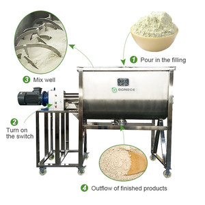 เครื่องผสมแบบสกรูเพลาคู่สำหรับปูนแห้งถ่านหินผงสารเคมีผลิตภาพสูงแบริ่งมอเตอร์ - Product Image 3