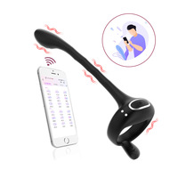APP Fernbedienung Cockring Vibrator für Männer, erhöht Erektion verzögerung Ejakulation Vaginal stimulation Adult Paar Sexspielzeug