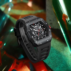 Reloj de Cuarzo <span class=keywords><strong>Rojo</strong></span> para Hombre CURREN 8438, Envío Directo, Correa de Silicona, Luminoso, con Calendario, Estilo Casual, Fabricante de Relojes de Pulsera - Product Image 5