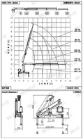Nouveau BOBLIFT gra de camin con brazo plegable grue montée sur camion à flèche hydraulique 4 tonnes/5 tonnes grue mobile 4 tonnes
