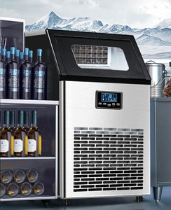 Commercial Household 50/60/70/80kg Small Fully Automatic Square <b>Ice</b> Cube <b>Machine</b> for Milk Tea Shop 220V Motor Essential for <b>Ice</b> - Product Image 4