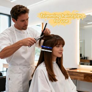 Pinces à cheveux en plastique personnalisées avec logo, multicolores, pour salon de coiffure, 6 pièces/sac, pour coiffage et sectionnement - Product Image 5