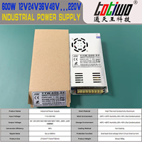 Alimentation industrielle à découpage SMPS 600W 115V/230V CA vers CC 12V50A/15V40A/18V33A/20V30A/24V25A/27V22A/30V20A Transformateur CC