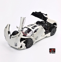 Modèle de voiture miniature en alliage d'aluminium à l'échelle 1:18 personnalisé pour la décoration de la maison