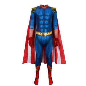 MANGGUO Homelander The Boys Costume de cosplay pour adulte, combinaison et cape pour Halloween - Product Image 2