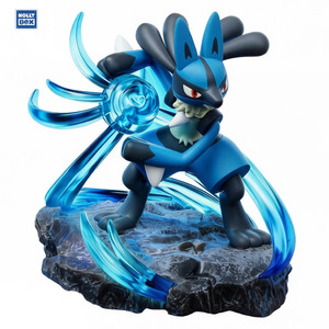 Figura de Acción Hollybox, Modelo de Personaje <span class=keywords><strong>Canino</strong></span> de Fantasía, Kit de Garaje, PVC, Resina ABS con Efecto de Onda de Energía para Coleccionistas - Product Image 1