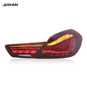 ไฟท้าย LED ยี่ห้อ Jushun สำหรับรถ BMW ซีรีส์ 6 รุ่น F06 F12 F13 ดีไซน์ลายเกล็ดมังกร สีแดง แรงดันไฟฟ้า 12V สำหรับรถยนต์ - Product Image 1