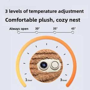 Großhandel Sicherheits-Heizmatte für Haustiere mit Präziser Temperaturregelung Katzen- und Hundebett Rutschfester Feuchtigkeitsresistenter Boden - Product Image 3