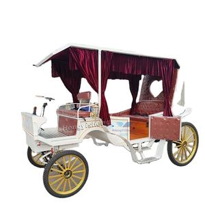 Venta caliente Carro de caballos eléctrico para turismo de resort Transporte especial para la venta - Product Image 5