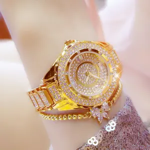 BS nuovo orologio popolare moda per il tempo libero sport al quarzo luce di lusso piccola folla piena di orologio da donna con diamanti