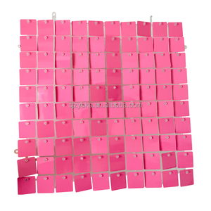 Nouvelles couleurs, panneaux muraux scintillants, toile de fond en paillettes, panneaux en paillettes en plastique, toiles de fond <span class=keywords><strong>pour</strong></span> mariage, fêtes, anniversaires, <span class=keywords><strong>d</strong></span>écorations de Noël - Product Image 1