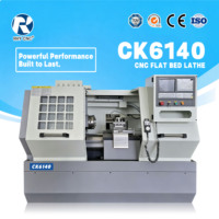 Torno CNC de Cama Plana CK6140 de Alta Resistencia para Uso en Talleres de Procesamiento de Piezas Metálicas de Alta Precisión