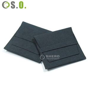 Shero Velours Bijoux Emballage Sacs Cadeau Sac Pochettes Logo Personnalisé Velours Rabat Fibre Bijoux Pochette - Product Image 5