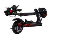 Nouveau design de scooter 800W 48V 15AH N9 65KM/H en alliage d'aluminium, double moteur, étanche, pliable, scooter électrique à deux roues