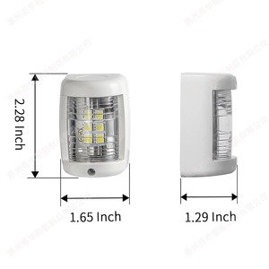 Feu arrière de bateau/yacht à LED, 135 degrés, blanc, 12 V CC, lentille transparente, ajustement universel - Product Image 2