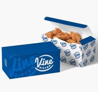 Boîte à collation et à nuggets de poulet personnalisée, boîte alimentaire sur mesure, boîte à pâtes à emporter, boîte alimentaire jetable