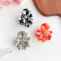 Jepit Rambut Asam Asetat Segar Musim Panas, Jepit Rambut Berlian Motif Daisy, Aksesoris Rambut Jepit Hati Hiu Bergaya Girlish