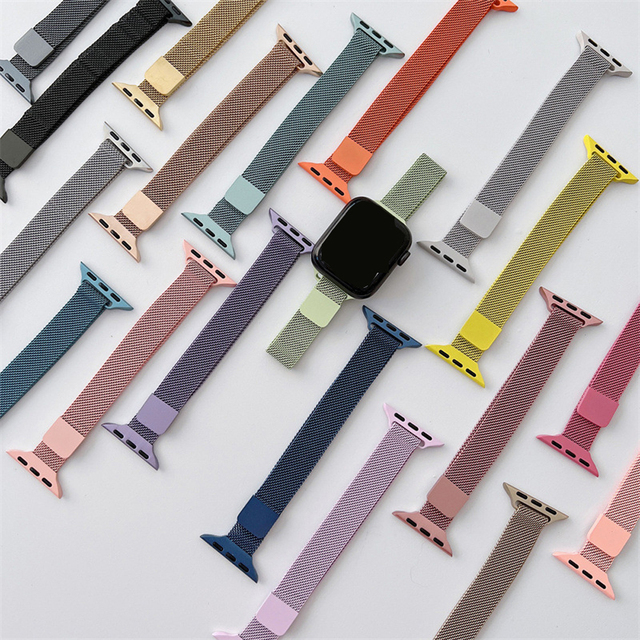 Upro Slim Milanese Loop Magnetic Metal Band for apple Watch 11 SE 7 6 5 4 Breathable Mesh Replacement watch Strap Bracelet