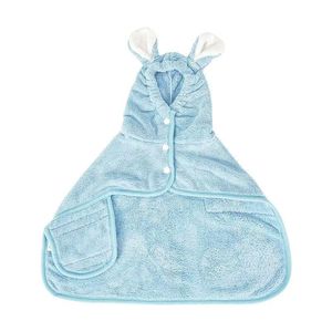 Pet Bathrobe Dog Quick Dry Absorbent Hooded Towel Coral Fleece Four Seasons Use - Product Image 2