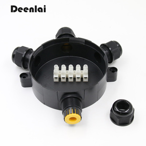 IP68 4-way 4P Round Plastic Enclosure Waterproof Power Electrical Junction <strong>Box</strong> Outdoor Plastic <strong>Box</strong> Circular Switch Boxes - Product Image 3