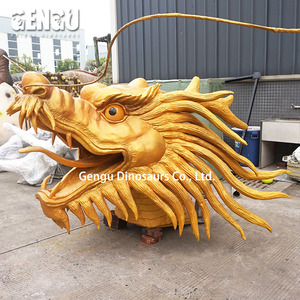 หัวมังกรจีนเคลื่อนไหวได้ 3 มิติ กันน้ำ ทำด้วยมือ - Product Image 1