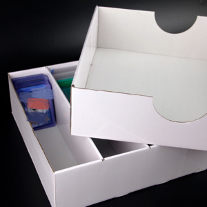 Hot Selling Sturdy <b>Cardboard</b> Card Collector Case Sorting Divider Tray For Bulk TCG Sports Cards <b>Storage</b> - Product Image 5