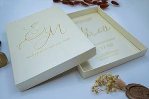 <span class=keywords><strong>Carte</strong></span> <span class=keywords><strong>d</strong></span>'<span class=keywords><strong>invitation</strong></span> de mariage personnalisée en plexiglas transparent de 7 pouces avec boîte et enveloppe – Vente en gros - Product Image 4