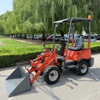 Mini-chargeur électrique YGZG M40E de qualité supérieure, capacité de la benne de 0,22 m3, direction entièrement hydraulique, charge nominale de 400 kg, pour projets d'aménagement paysager