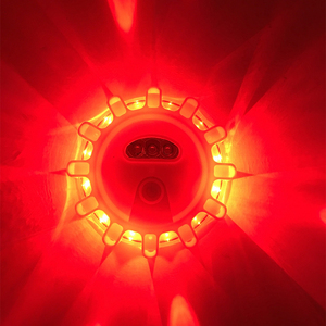 ไฟฉุกเฉินแบบกันน้ำ LED พร้อมตะขอแม่เหล็ก สำหรับติดข้างทางเพื่อความปลอดภัย ชาร์จไฟได้ - Product Image 1