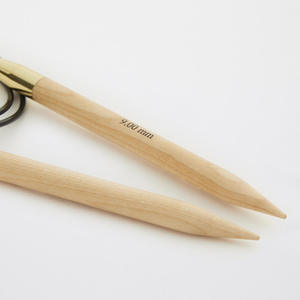 Aguja Circular Fija <span class=keywords><strong>KnitPro</strong></span> Basix de Madera de Haya de 40 cm y 2.00-8.00 mm para Tejer Suéteres, Chales, Ganchillo, Herramienta de Tejer - Product Image 2