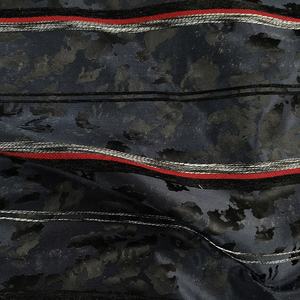 Nais מותאם אישית חדש אופנה משי מבריק שחור 100 פוליאסטר סאטן בד בד לכה עבור גברים בגדים גברים - Product Image 2